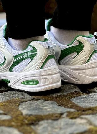 Кросівки new balance 530 white green silver8 фото