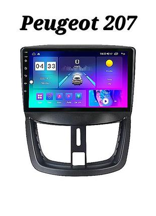 Магнітола android peugeot 207, 2/32, 4 ядра + рамка!