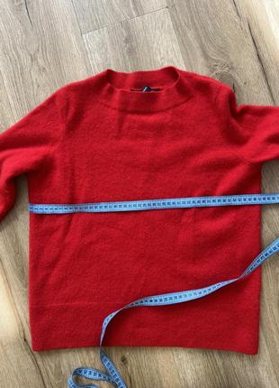 Красный кашемировый свитер3 фото