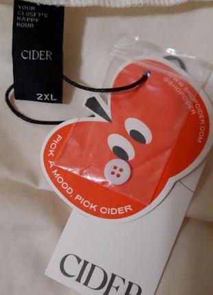 Платье cider бохо р. 2xl хлопок кружево батал сарафан9 фото