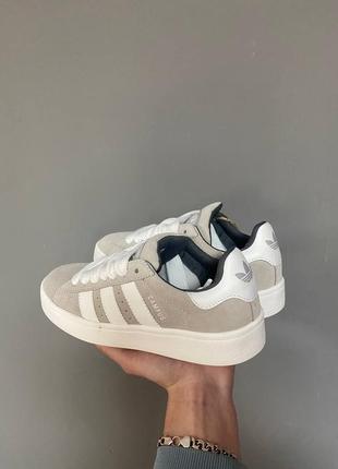 Кросівки adidas campus  beige/white6 фото