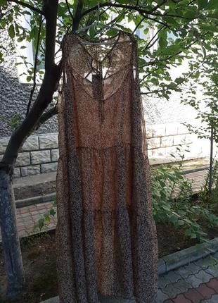 Шифонова сукня maxi.розпродаж нова2 фото
