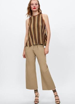 Топ в смужку zara