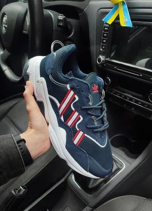 Чоловічі кросівки adidas ozweego сині3 фото