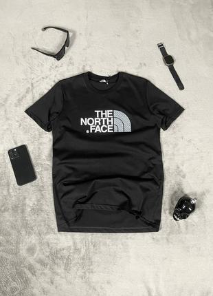 Футболка north face чорна чоловіча
