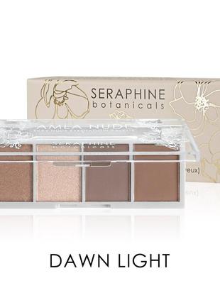 Тені для век seraphine amla  silky nude eyeshadow palette dawn light.2 фото