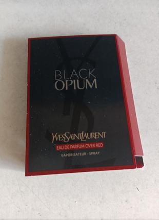 Пробник ysl black opium parfum over red 1.2 ml оригинал.