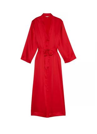 Сатиновый халатик victoria’s secret xs/s