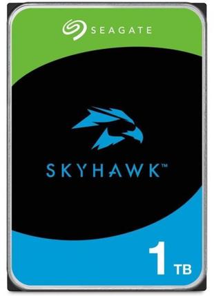 Накопичувач hdd sata 1.0tb seagate skyhawk 5400rpm 256mb (st1000vx013)