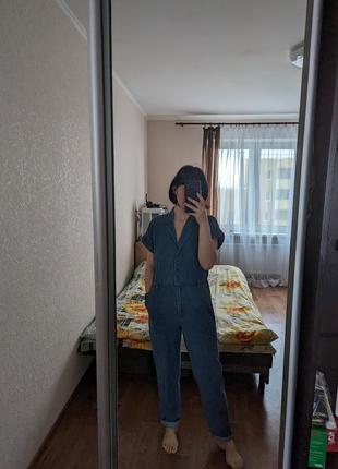 Комбинезон джинсовый