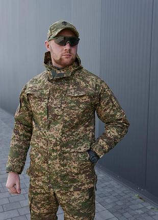 Парка демисезонная пиксель хищник military