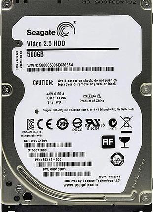 Накопичувач hdd 2.5" sata  500gb seagate 5400rpm 16mb video (st500vt000) refurbished