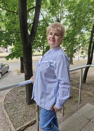 Стильна блуза з довгим рукавом