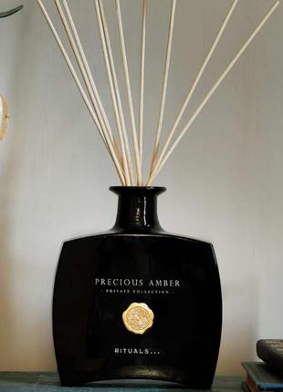 Аромадиффузор для помещения с палочками precious amber 100 мл
