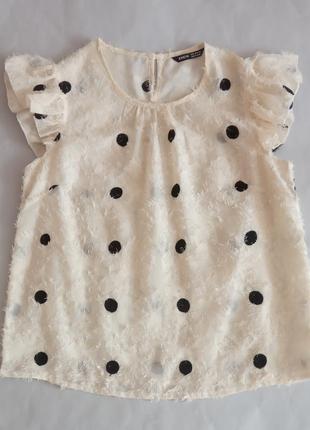 Блуза в горох shein