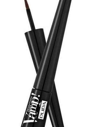 Подводка для глаз pupa vamp! definition liner 200 brown, 2.5 мл1 фото