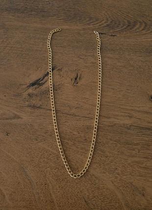 Ланцюг чокер намисто кольє на шию золотистого кольору