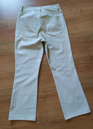 Брюки из эко кожи zara3 фото