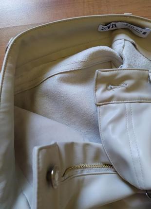 Брюки из эко кожи zara6 фото