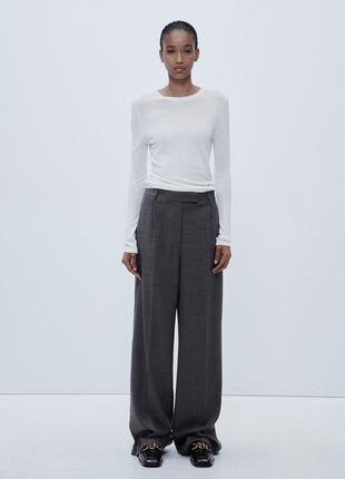 Крутые брюки палаццо zara из новых моделей