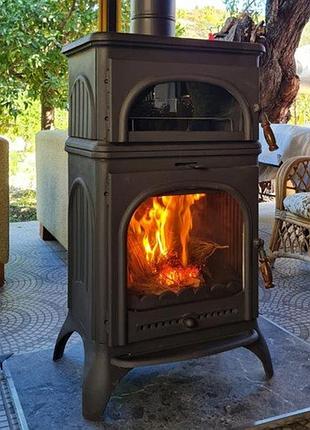 Чавунна піч modena oven з духовкою