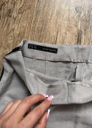 Спідниця юбка карандаш сіра zara