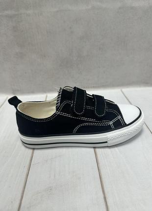 Модні дитячі кеди apawwa converse 32-35 чорні