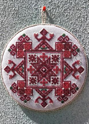 Картина. вишивка хрестом. слов'янський оберіг.4 фото
