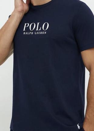 Мужская хлопковая футболка polo ralph lauren оригинал3 фото