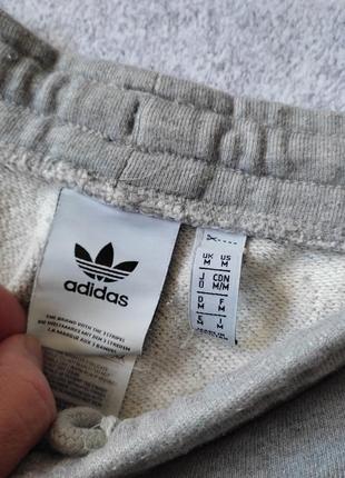 Чоловічі шорти adidas 3-stripes sweat shorts — grey4 фото