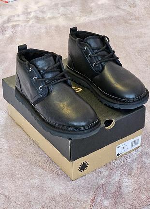 Ugg men's neumel leather нові оригінал шкіряні уггі, 9us 42