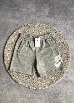 Nike nsw club french terry оригинал новые детские подростковые шорты найк спортивные на мальчика