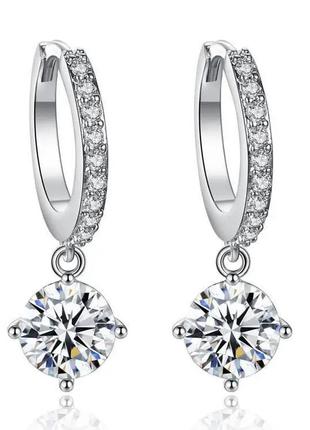Сережки серебро  925