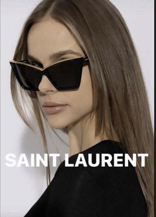 Saint Laurent Black Croc Chain Bracelet saint laurent cat eye 13000 165232534