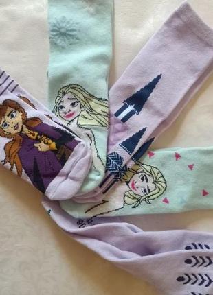 Набор 5 шт класснячьи носки для девочки холодное сердце 27-30, 31-34 размер 7805