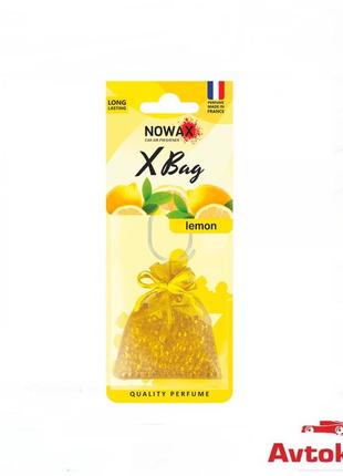 Ароматизатор мішечок лемон запах у машину пахучка для авто nowax x bag — lemon (nx07551)