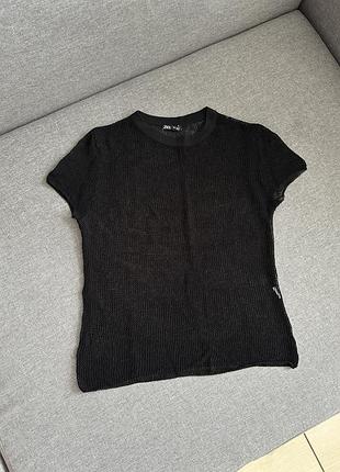 Прозора футболка zara
