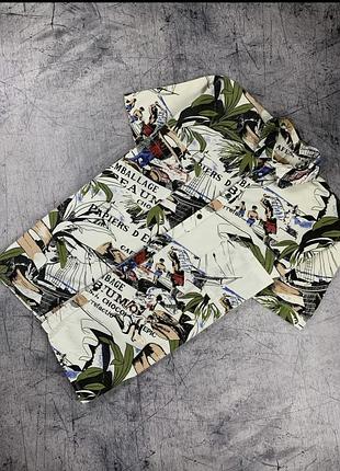 Крута чоловіча гавайка сорочка шведка розмір л