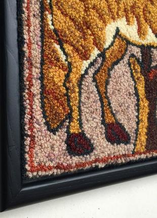 Ковер на стену, мозаика (зебра). кастр, левия.