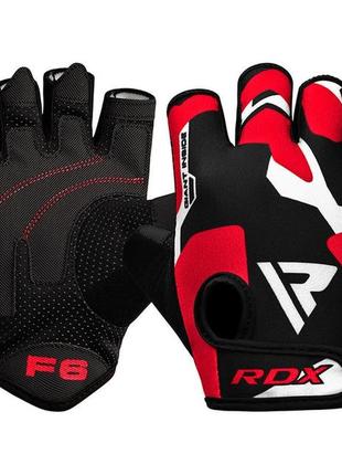 Перчатки для фитнеса rdx f6 sumblimation red s pro 840