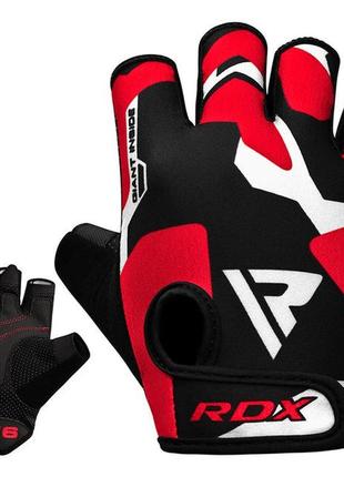 Перчатки для фитнеса rdx f6 sumblimation red s pro 840