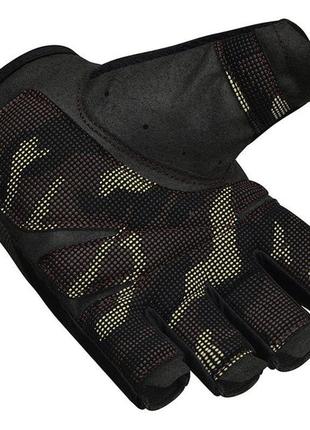 Перчатки для фитнеса rdx t2 half brown m pro 990