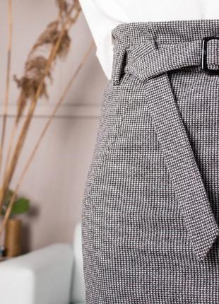 Женская трикотажная юбка на подкладке " мишель ", ткань плотный трикотаж, р-р 44,46,50,52,54 серая3 фото