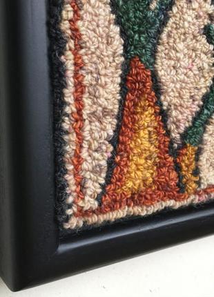 Ковер на стену, мозаика (страус). кастр, левая.