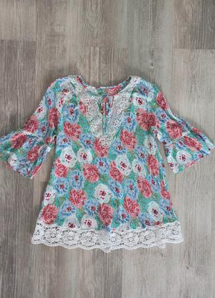 Блуза туніка жатка батал