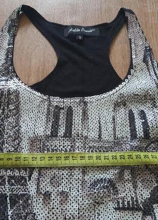 Майка туника в паетках.