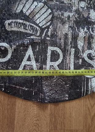 Майка туника в паетках.