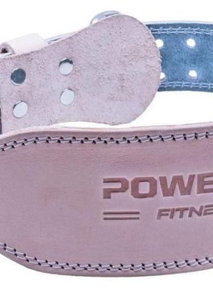 Пояс для пауерліфтингу power system ps-3000 розмір l професійний спортивний шкіряний тяги атлетичний