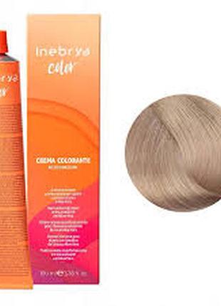 Inebrya color краска для волос 9/13 очень светлый блондин пепельно-золотой 100мл