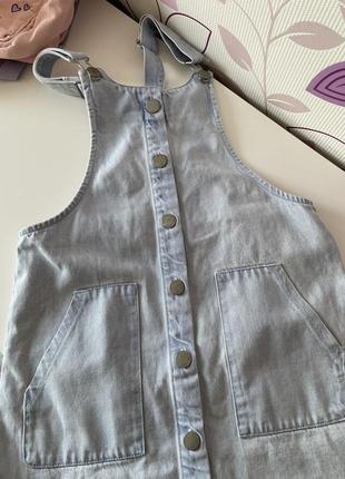 Джинсовый комбинезон next 10/1112/13/14 лет 140/146/152/158/164